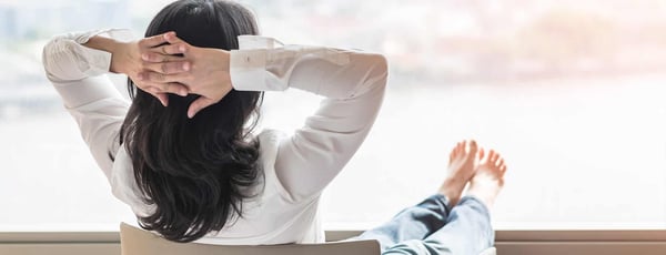 woman enjoying her own travel business