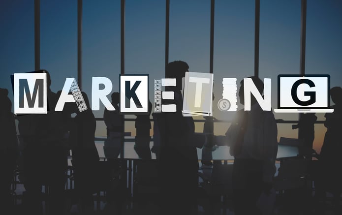 The word marketing