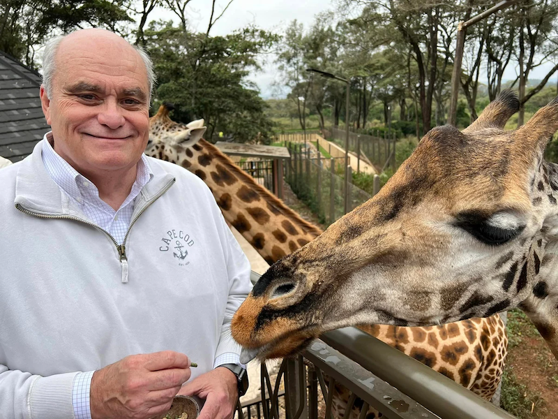 Rick Carlson at the zoo