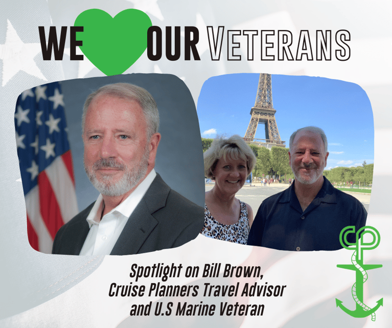 Veterans Day 2021: Spotlight on U.S. Marine Veteran & Cruise Planners Advisor Bill Brown